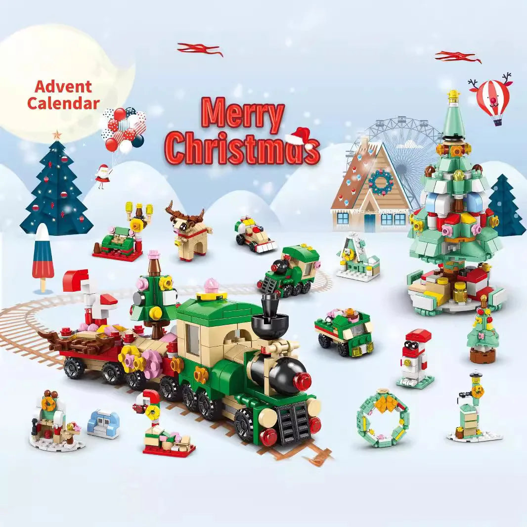 Calendrier de l’Avent Noël – Blocs de Construction Compatibles LEGO®