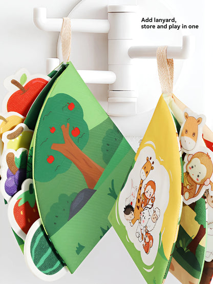 Livre bébé en tissu sensoriel | Éveil Doux