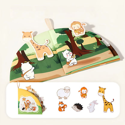 Livre bébé en tissu sensoriel | Éveil Doux