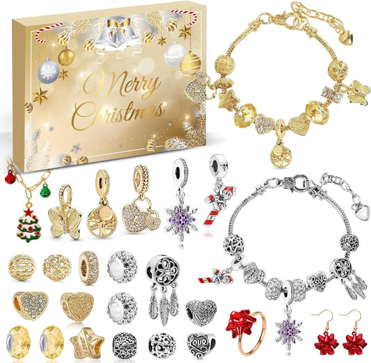 Calendrier de l’Avent Bijoux Femme & Fille 2025 – 24 Cadeaux Surprise Éblouissants