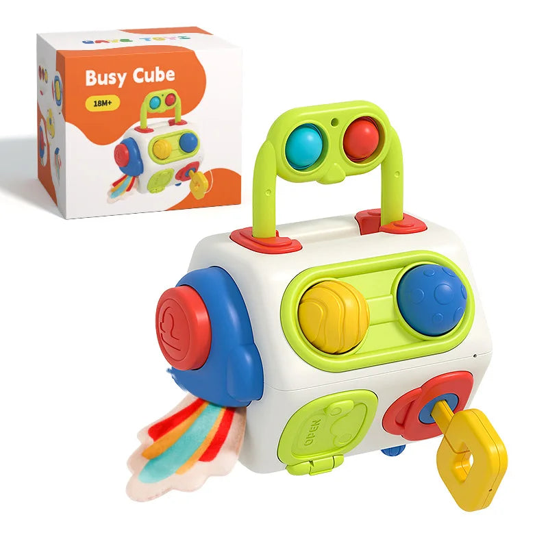 Jeux Montessori cube Multiactivités -Voyage