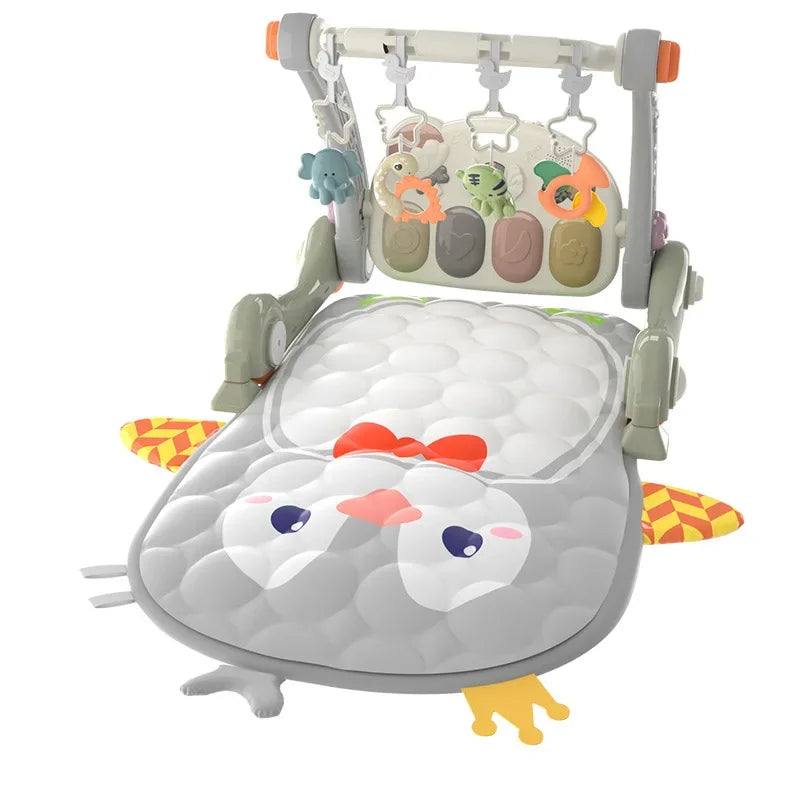 Tapis d'éveil bébé- pingouin évolutif marche 3 en 1