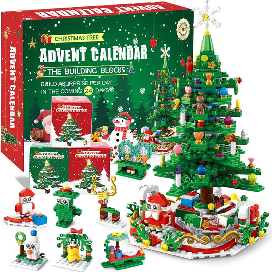 calendrier de l'avant sapin 3d