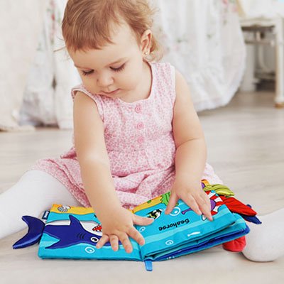  livre bebe en tissu sensoriel 