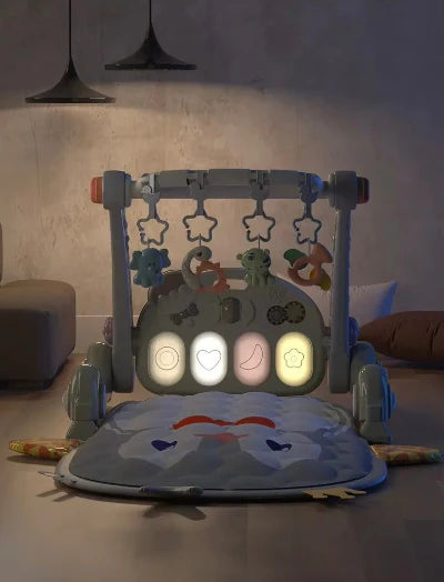 Tapis d'éveil bébé- pingouin évolutif marche 3 en 1