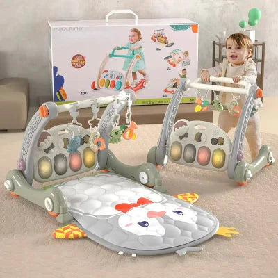 Tapis d'éveil bébé- pingouin évolutif marche 3 en 1