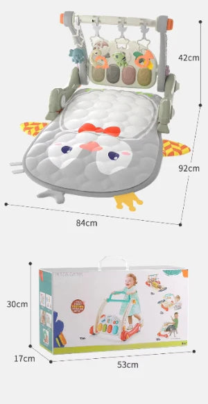 Tapis d'éveil bébé- pingouin évolutif marche 3 en 1